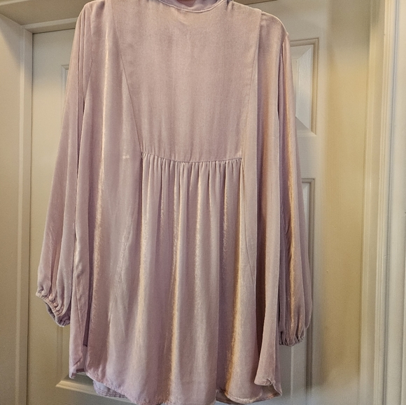 Free People x Jane's Pirate Booty Velvet Verona Tunic in Lavande, NWT, Medium - Picture 6 of 8